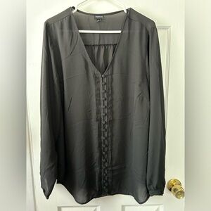 Torrid Black Button Harper Top Size 2x